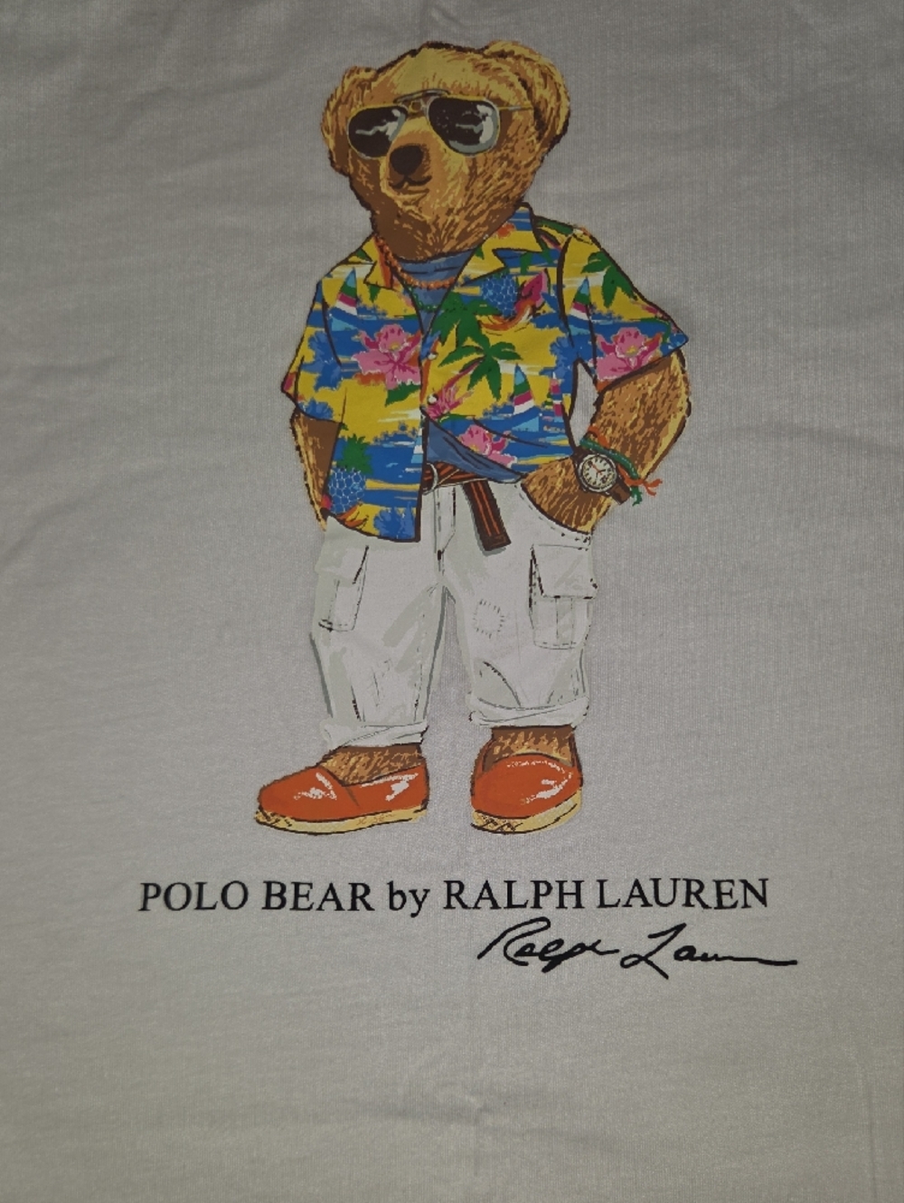 Ralph Lauren White Polo Bear Graphic Tee - Picture 4 of 4